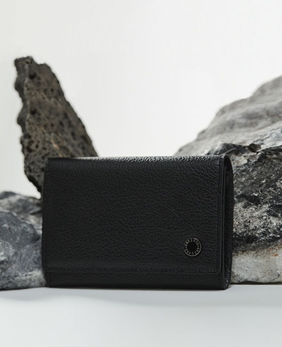 [SAMPLE] Wallet in Carbon Black
